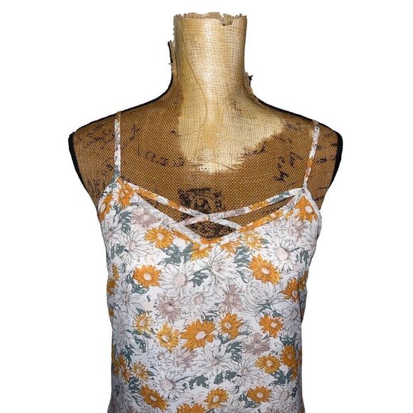 Entro Retro Floral Spring / Summer Sleeveless Dress Size Small - Picture 6 of 13
